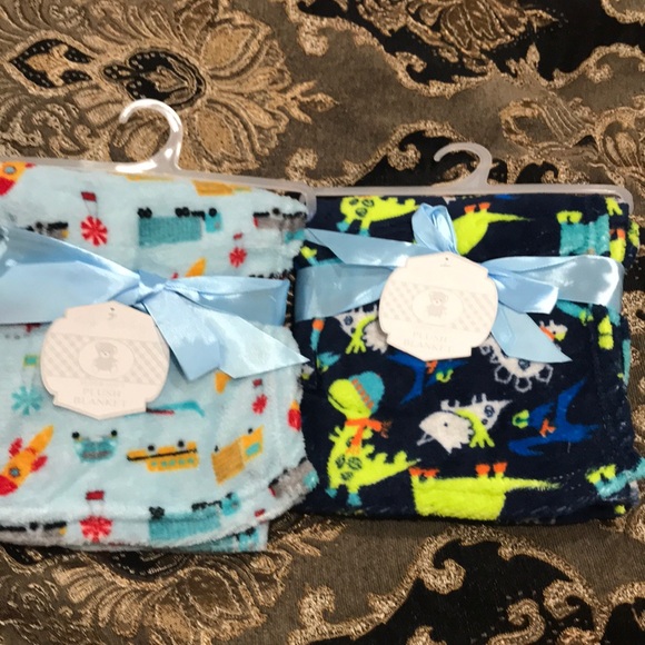 Other - 2 plush blankets for a baby boy
